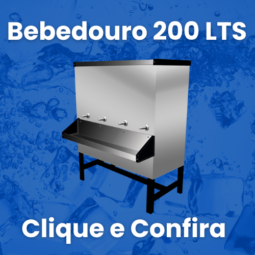 Bebedouro industrial 200 Litros